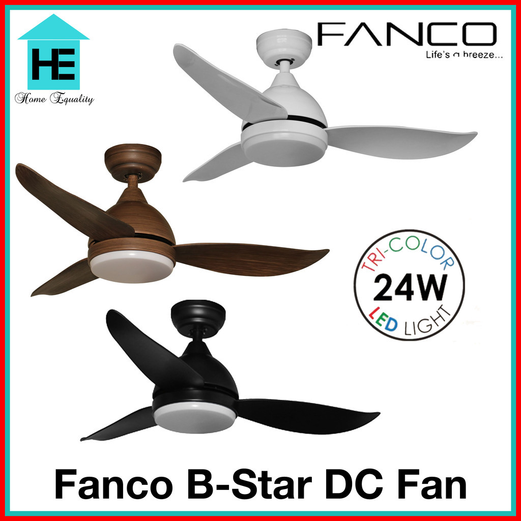 Fanco B-Star 36/46/52 Inch DC Ceiling Fan | Shopee Singapore