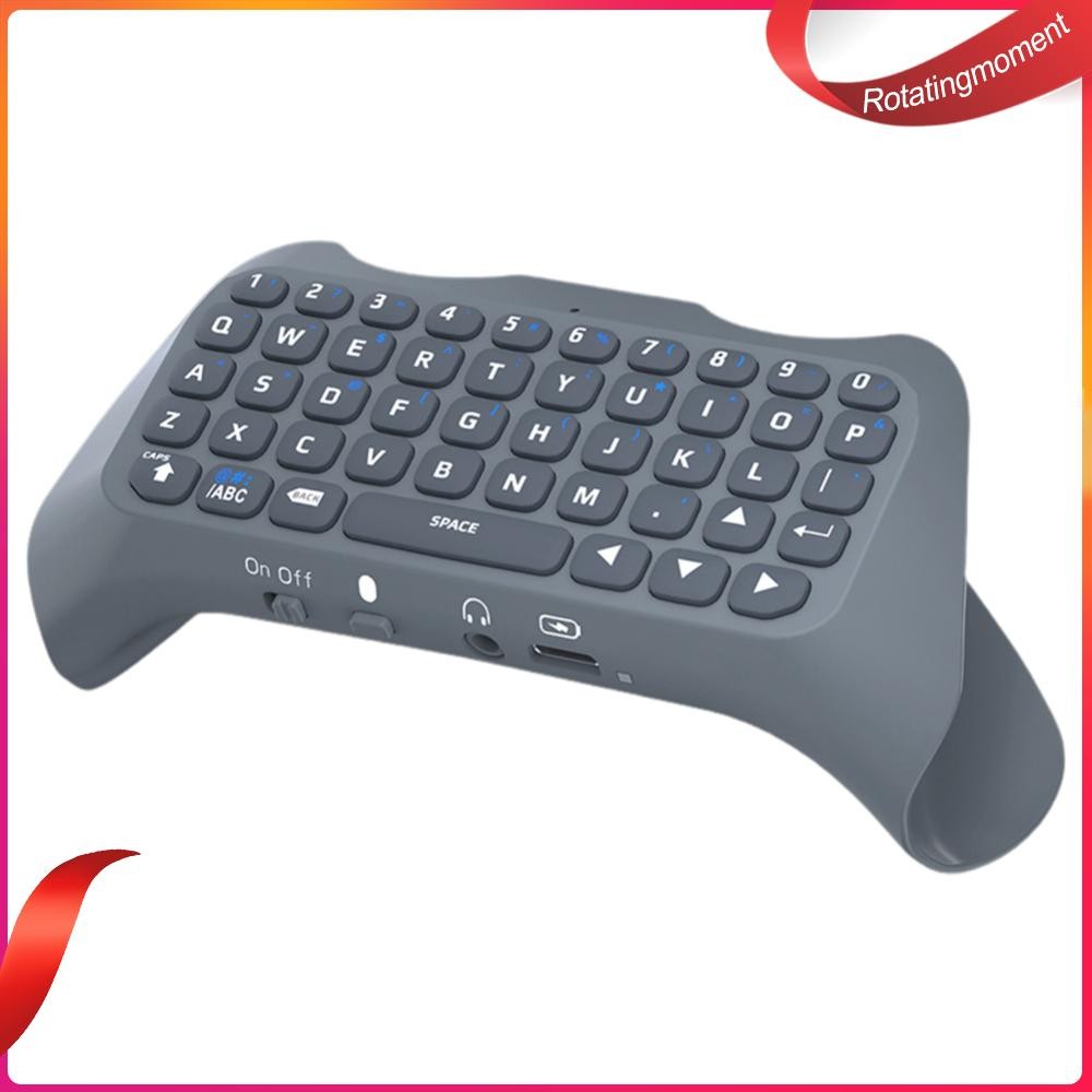 RotatingMoment Wireless Keyboard for PS5 Controller Handle Bluetooth 3. ...