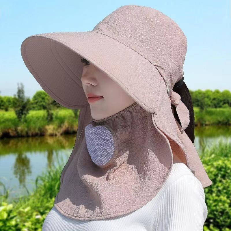 Unisex Hat Sunshade Cap Ride Sunscreen Cap Face Ultraviolet Protection Hat Ride Shopee Singapore