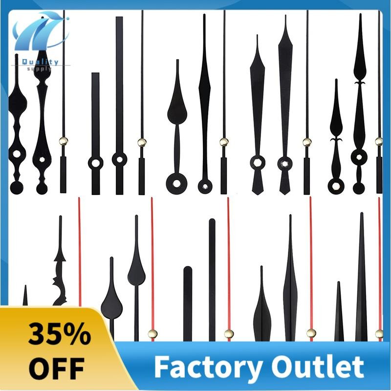 10 Pairs Clock Movement Hands Non-Ticking Hands Kits Aluminum DIY ...