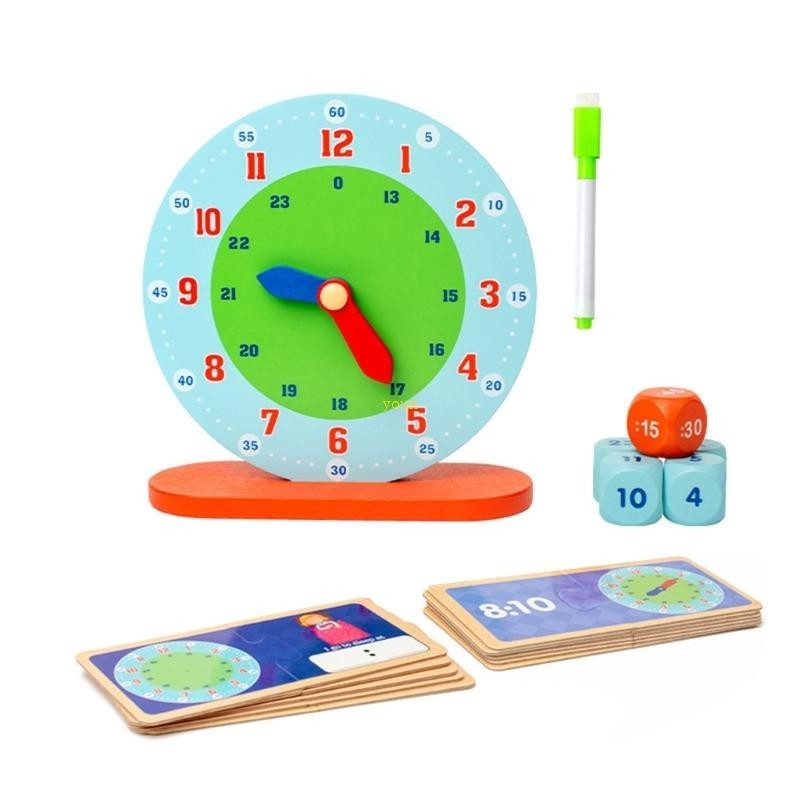 Youn Primary School Teacher Teaching Clock Teaching Aids Student ...