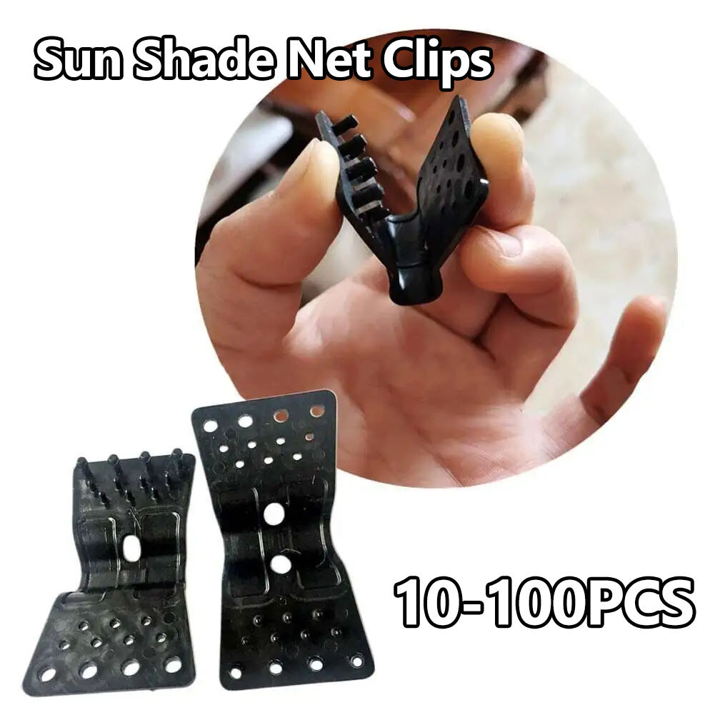10-100PCS Sun Shade Net Clips Butterfly Type Greenhouse Film Clip ...