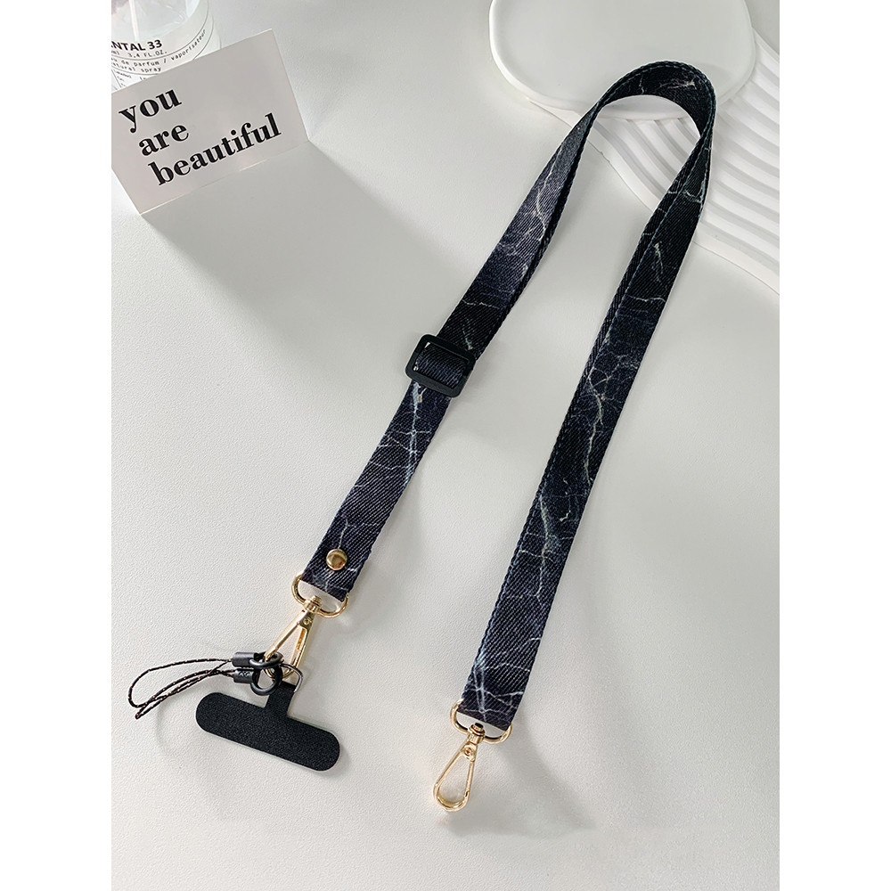 Marble Pattern Mobile Phone Lanyard Nylon Camera Rope Shoulder Strap ...
