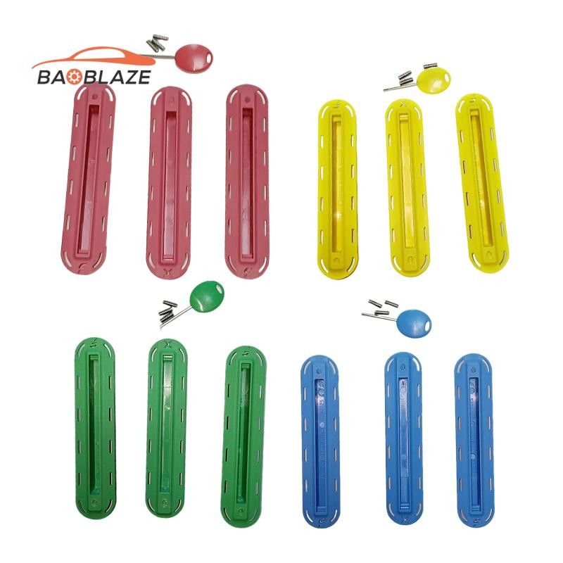 [Baoblaze] 3x Surfboard Fins Box Tri Fins Box Tail Rudder Boxes Groove ...