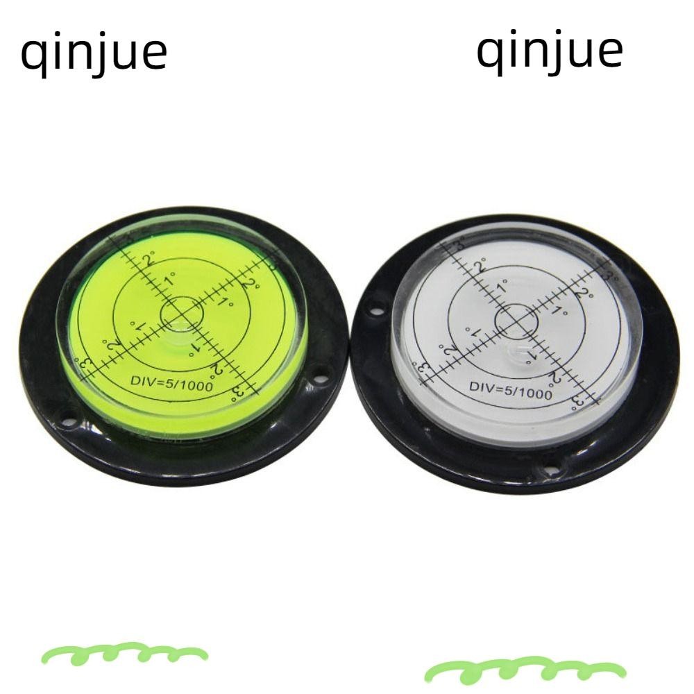 QINJUE Leveler, 8*8*1.4cm Acrylic Universal Level, Crane Level White