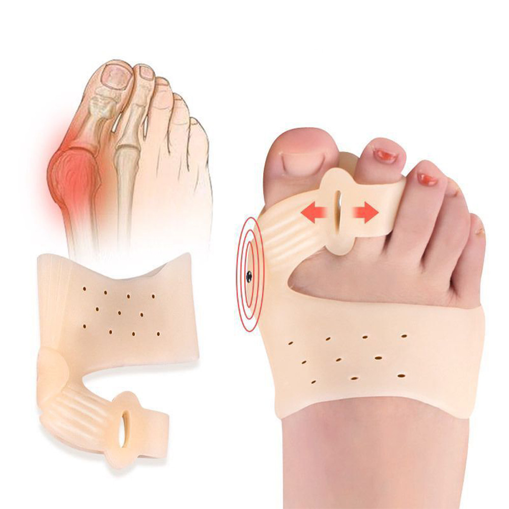 1pair Big Toe Separator Foot Finger Protector Corrector Orthopedic ...