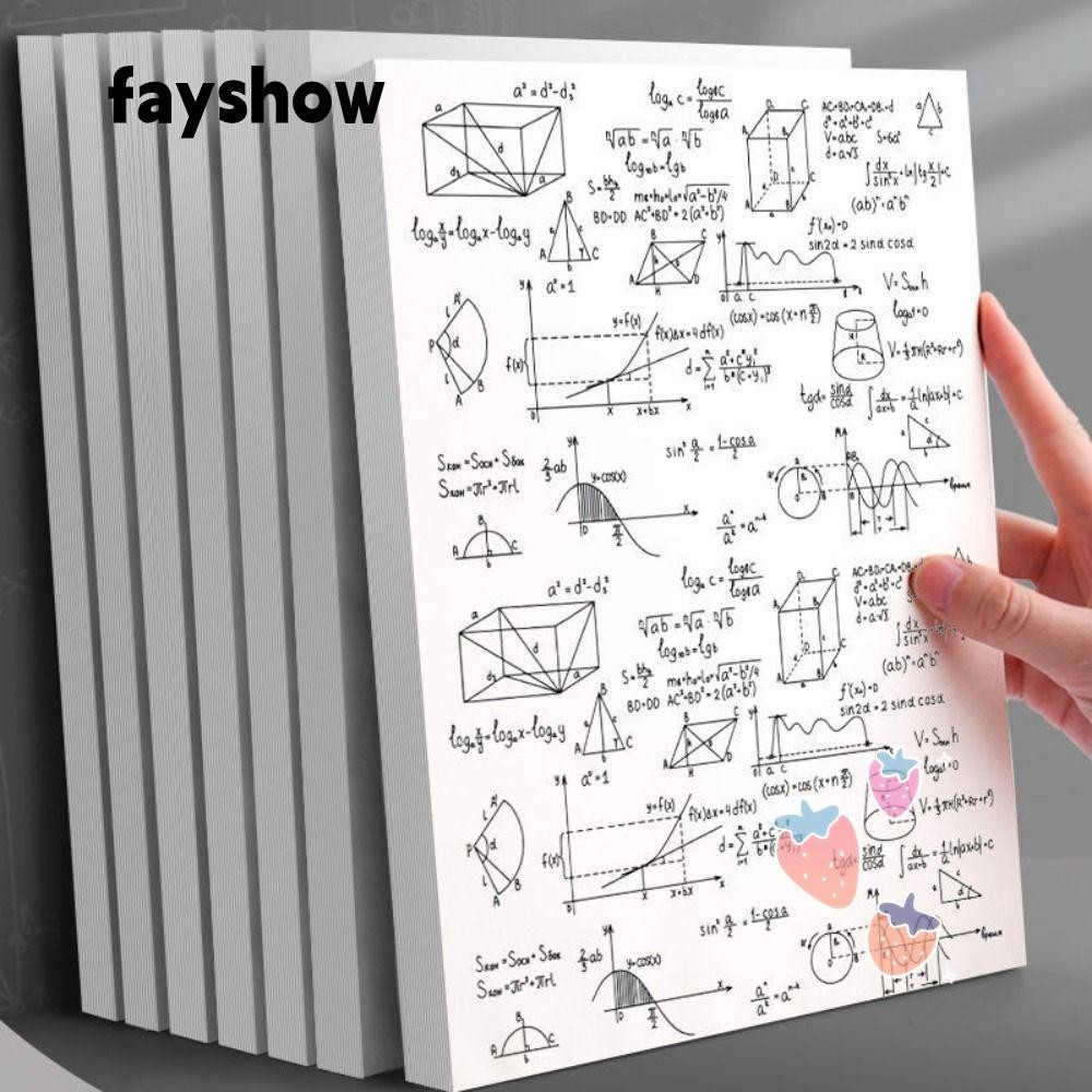 FAY Calculation Paper, 40/100 Sheets Beige Eye Protection Blank Draft ...