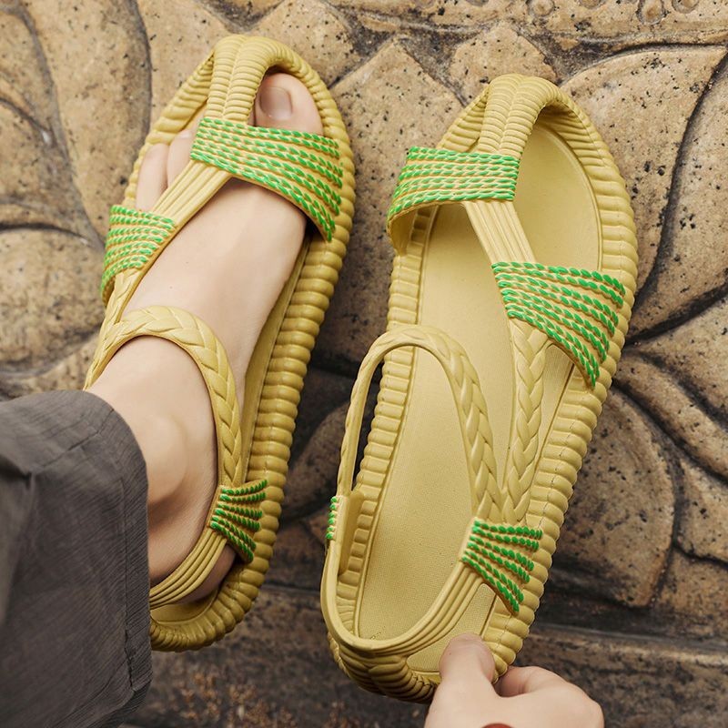 Summer One-word Slippers Outdoor Large Size Beach Shoes Casual Vietnamese Men's Sandals main image 0