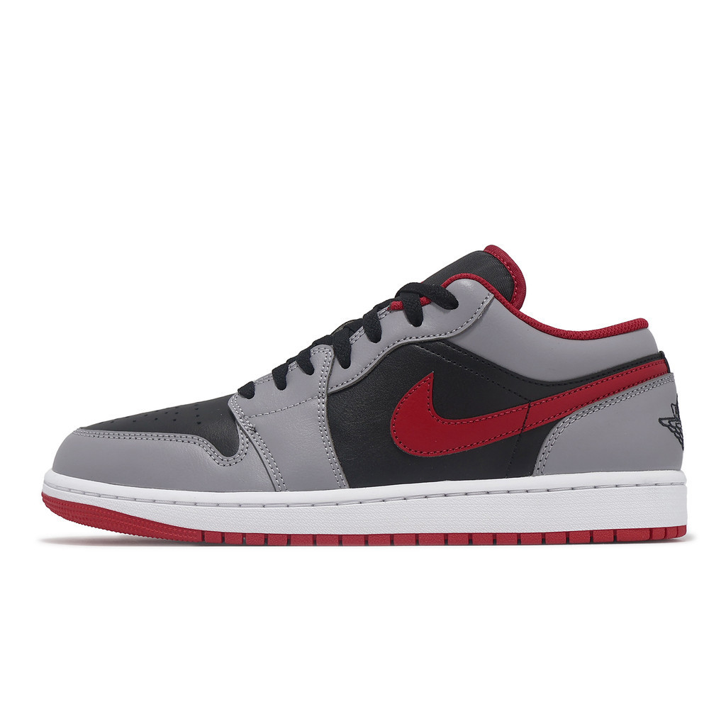 Nike Casual Shoes Air Jordan 1 Low Men s Black Gray Red Low Top AJ1 ACS 553558 060 Shopee Singapore