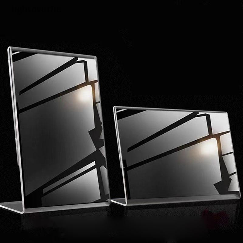 [lightoverfloW] Transparent Acrylic Picture Frame Display Stand Desk ...
