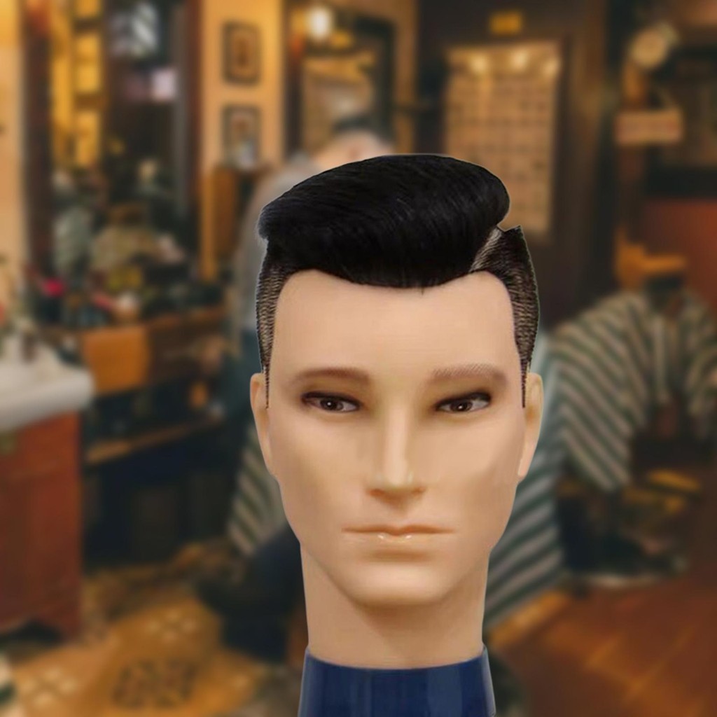 [starlights2] Male Bald Mannequin Head/ Soft Mannequin Display Stand