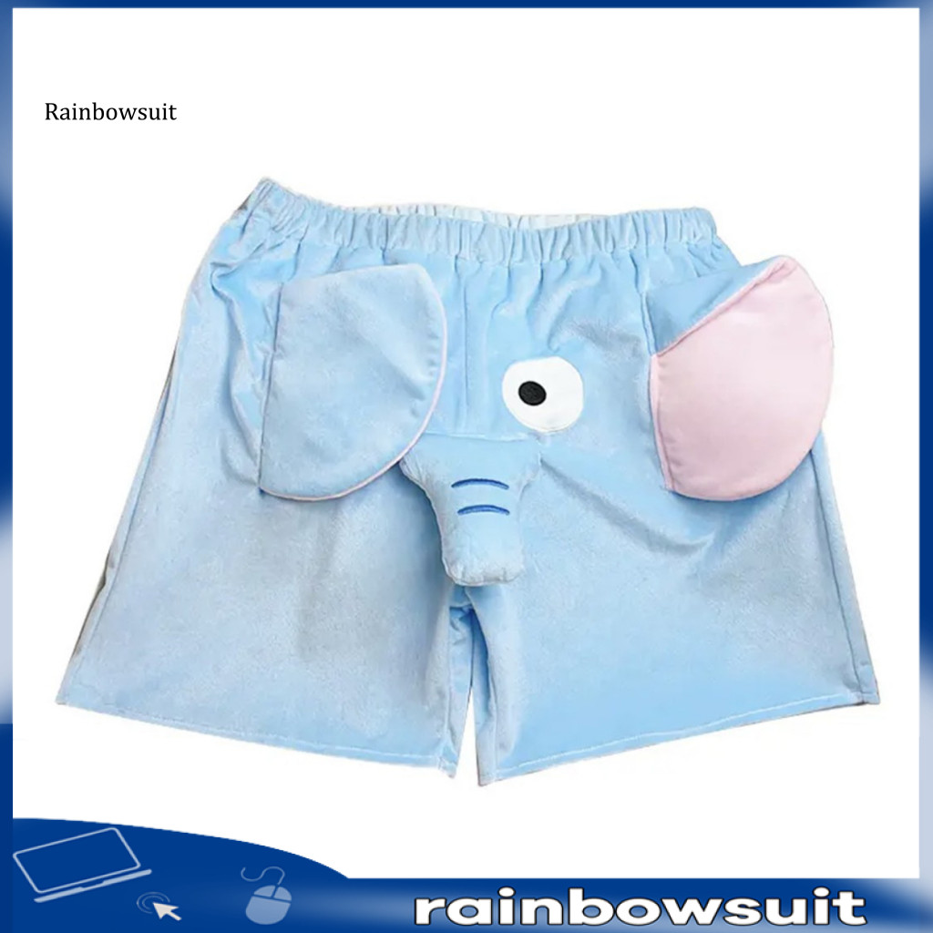 RB] Lounge Pyjama Shorts 3D Ears Trunk Cartoon Lovely Elephant Loose Casual  Plush Sleepwear Elastic Waist Summer Men Women Sleep Shot Pants Home Wear |  Shopee Singapore