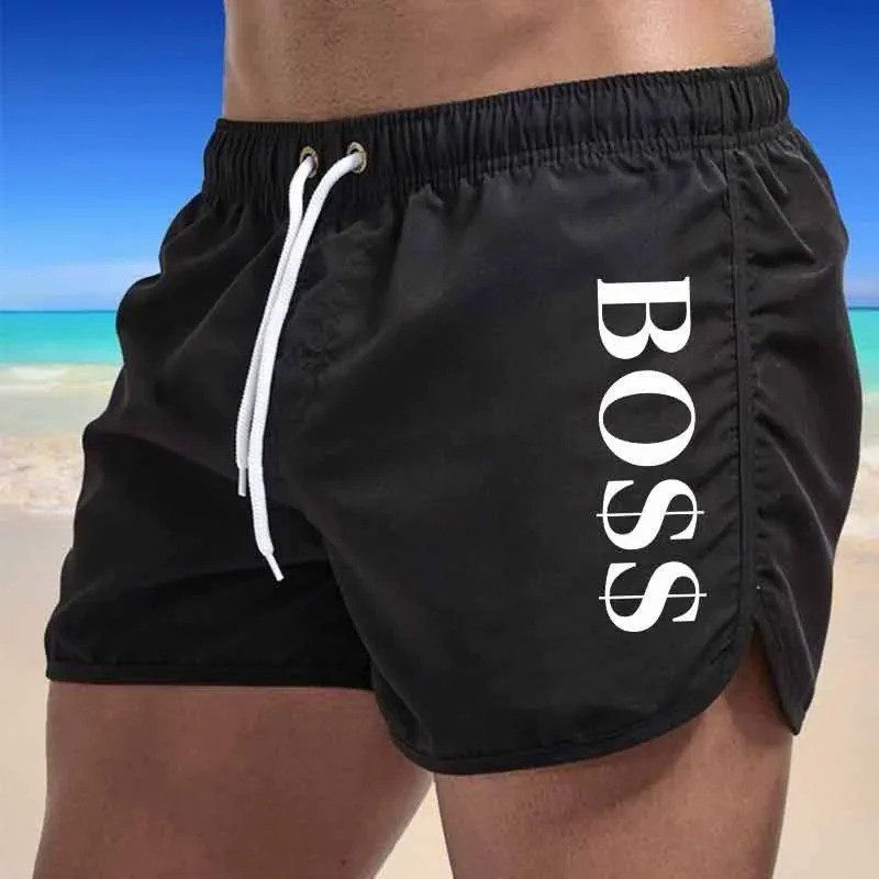 Man 2024 Summer Swimsuits Beach Shorts Mesh Lined Swimwear Board Shorts ...