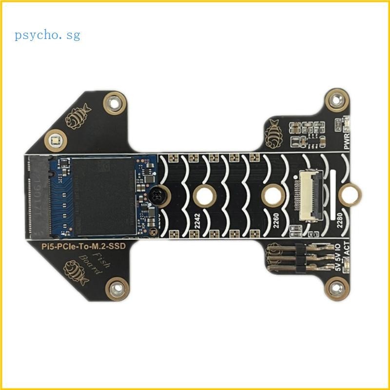 Psy For RPI 5 PCIe to M 2 NVMe SSD Board M 2 NVMe Drive Board NVMe ...