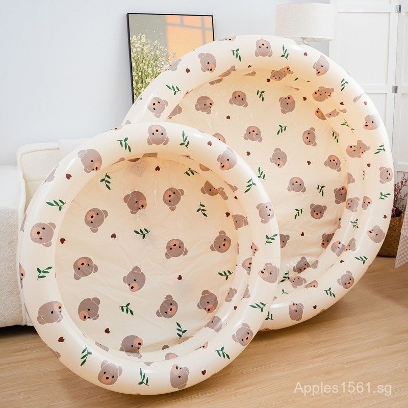 Inflatable pool Bear inflatable pool Family baby pool Ocean ball pool ...