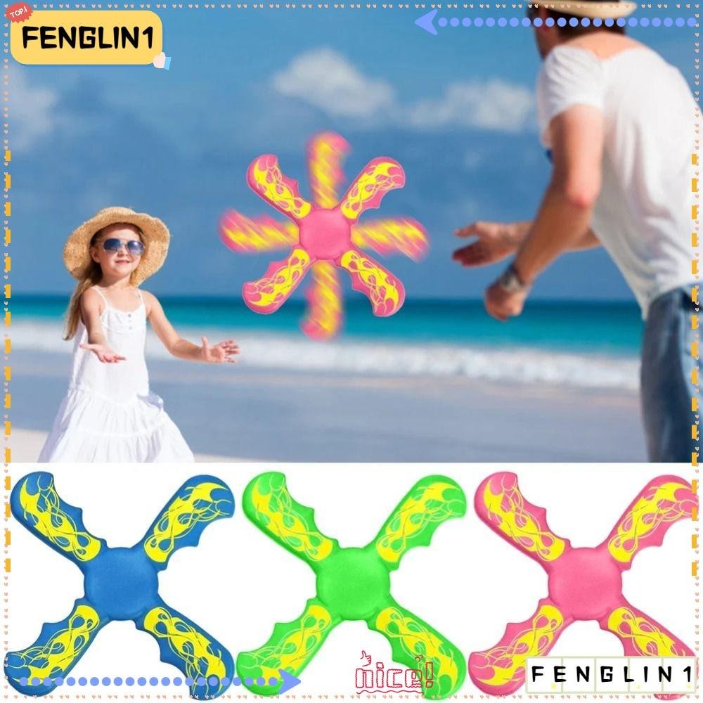 FENGLIN Flying Boomerang, EVA Interactive Children Boomerang, Portable ...