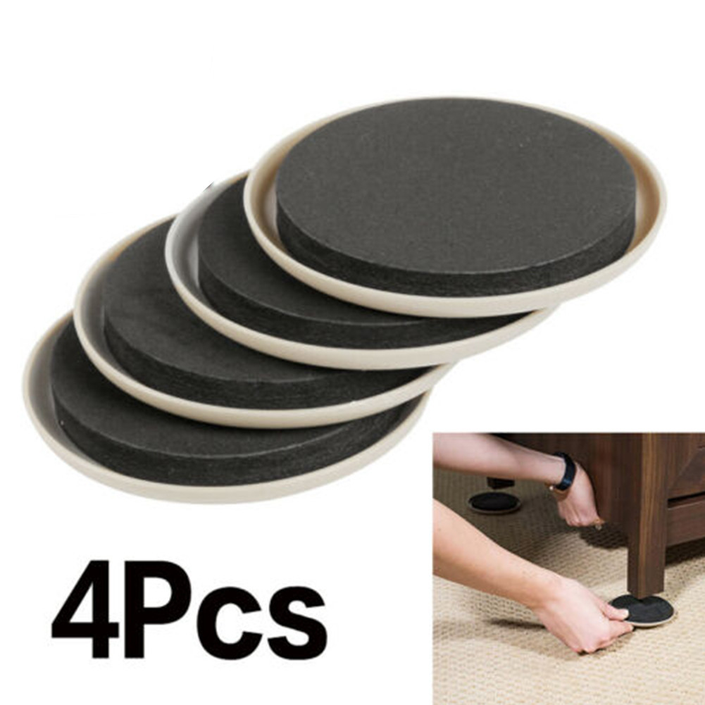 4 Pcs Furniture Sliders Legs Pads For Carpet Heavy Duty Furniture Slider Movers Gliders Moving Anti abrasion Floor Protector Mat Shopee Singapore