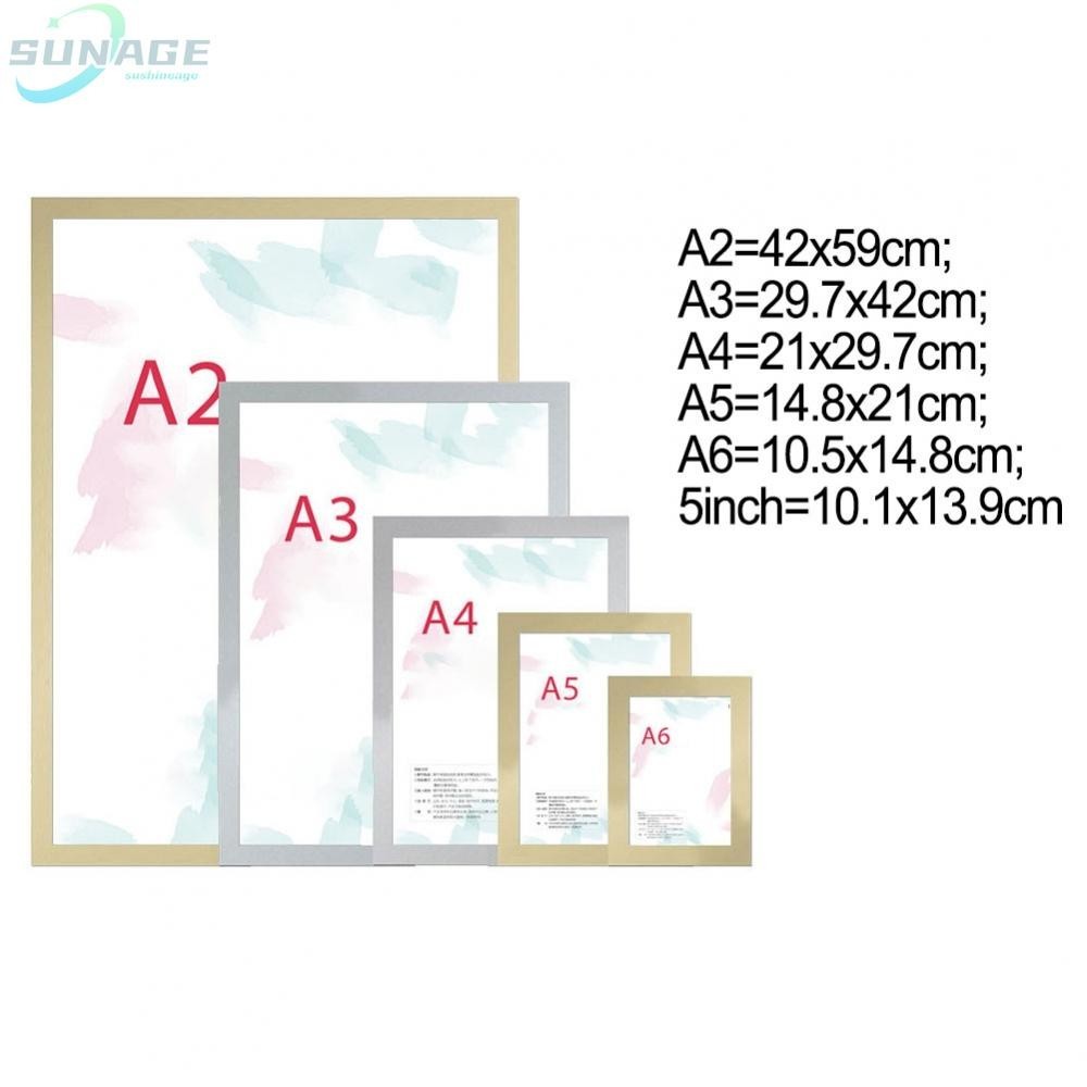 Magnetic Photo Frame For A3 A4 A5 A6 Sizes Choose The Perfect Fit For 