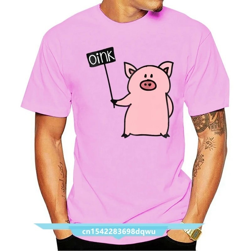 Brand Men Shirt Cute Pig Oink T Shirt Piggy Pajama Piglet Shirt ...