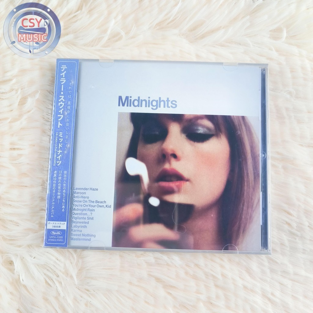 Taylor Swift Midnights Moonstone Blue Edition CD Album Japan Version ...