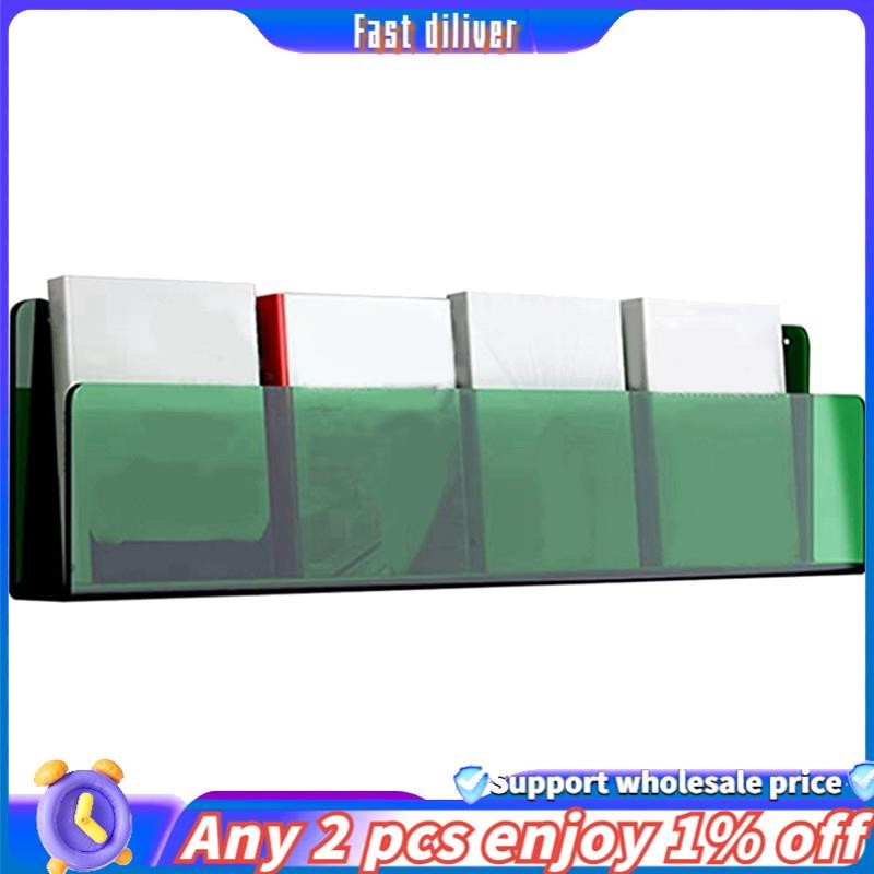 In stoick-40cm Long Acrylic Rack Wall Mounted Catalog Document Rack ...