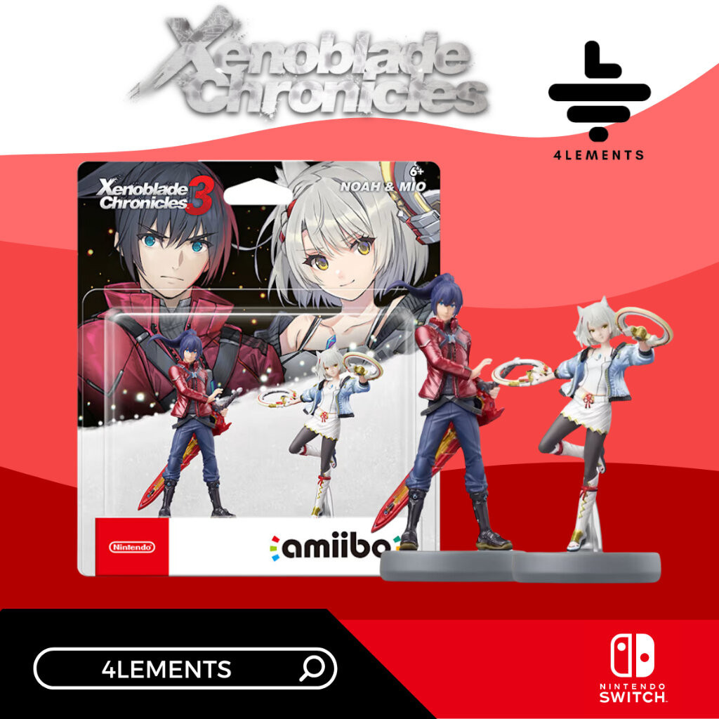 AMIIBO DOUBLE PACK (NOAH & MIO) (XENOBLADE SERIES) (1st Hand) | Shopee ...