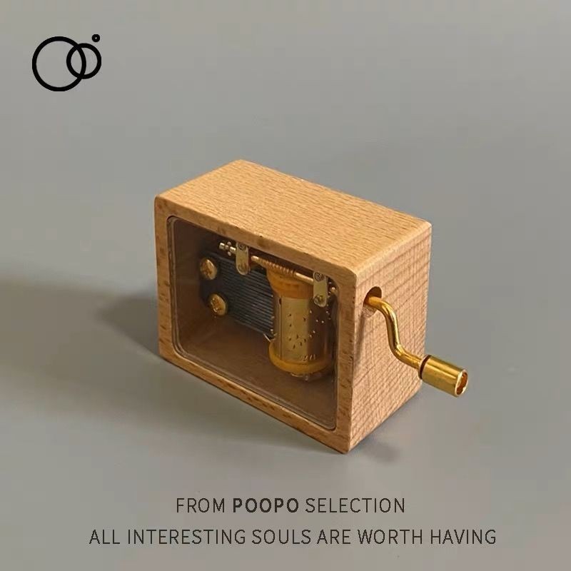 Harry Potter HandCranked Music Box Wooden Qianhe Chihiro Solid Wood