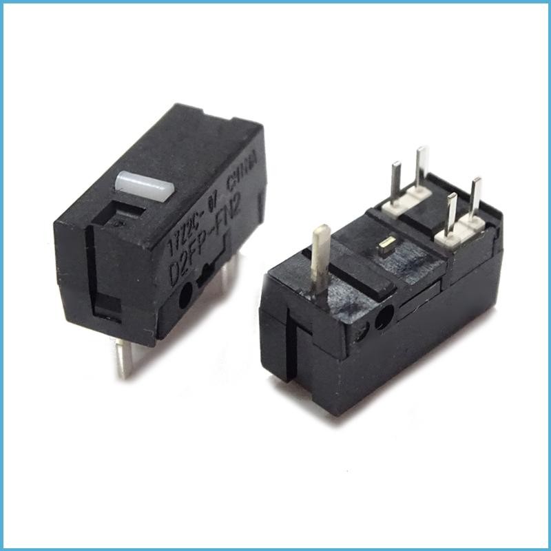 EZR 2Pieces Strike Light Mouse Micro Switch Mice- Micro Button D2FP-FN2 ...