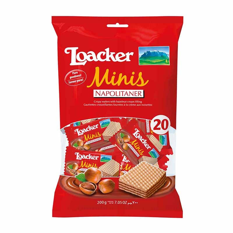 Loacker Minis Napolitaner Wafers, 200g | Shopee Singapore
