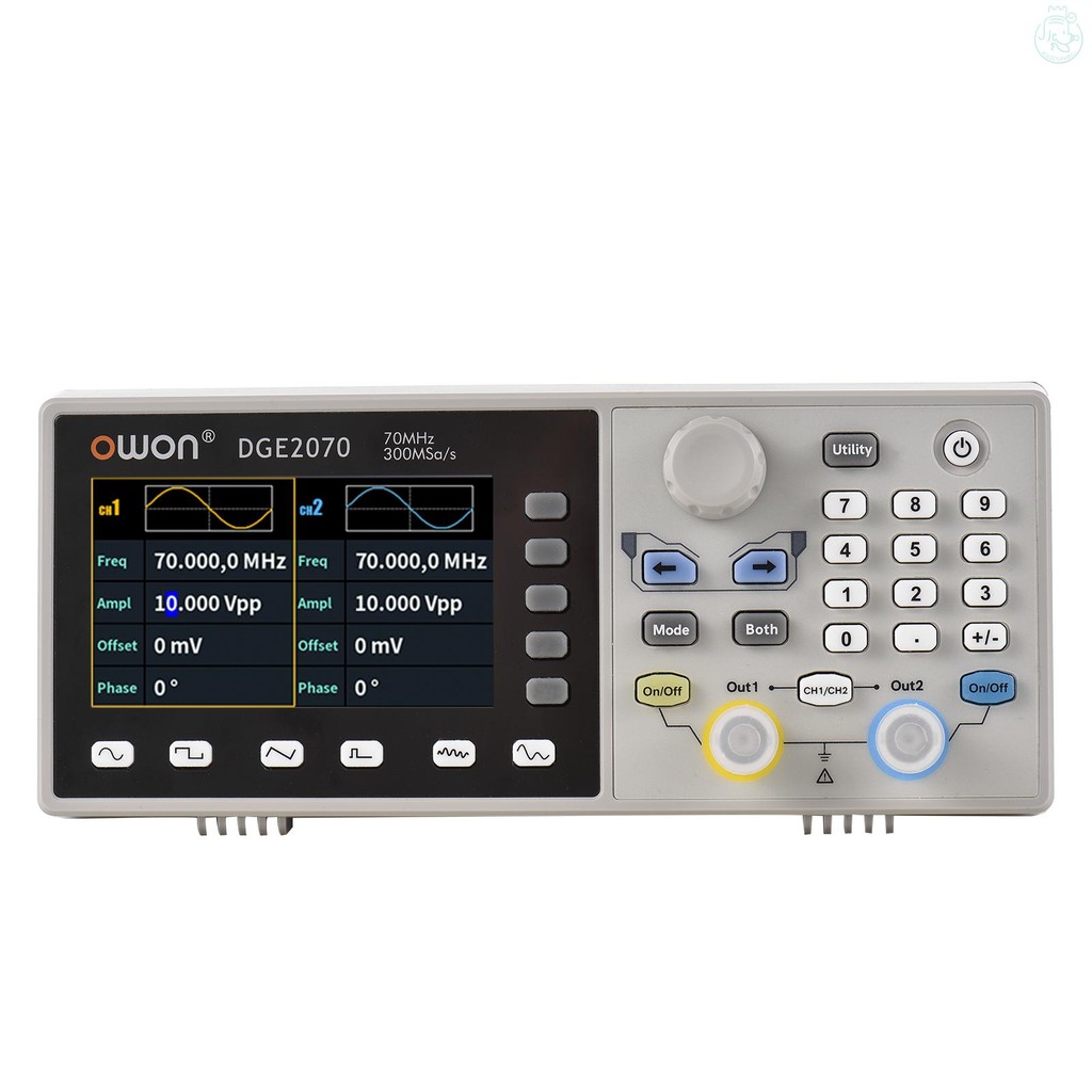 Owon DGE2070 Digital Storage Oscilloscope Dual Channel Mini Portable ...