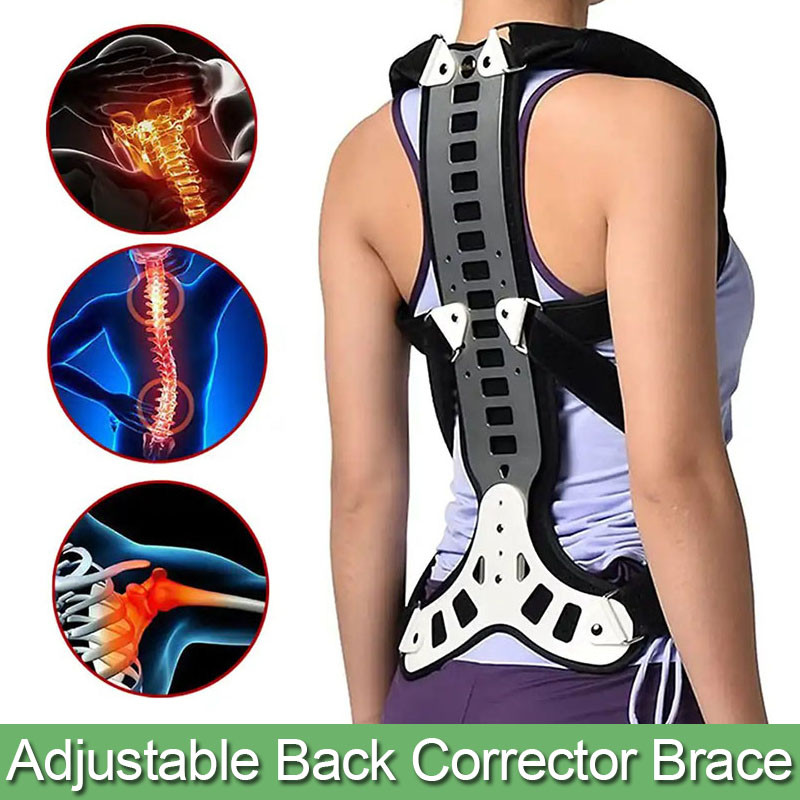 Adjustable Back Brace Posture Corrector Women Men Back Straightener ...