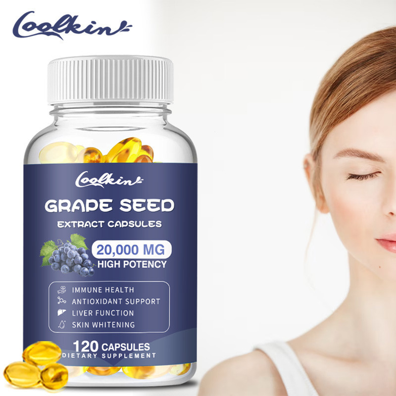 Organic Grape Seed Extract Capsules Powerful Antioxidant