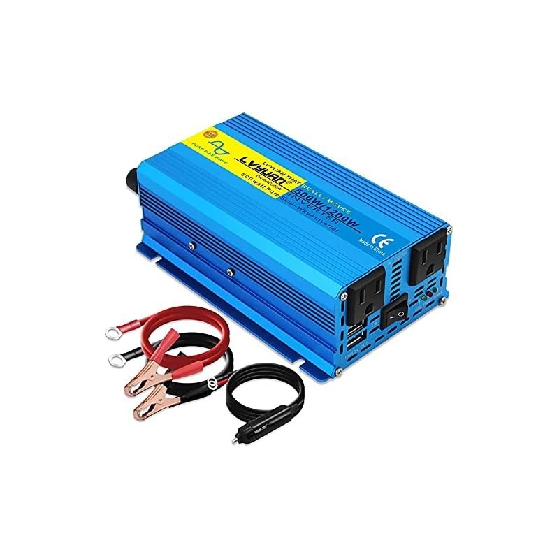 【Direct from Japan】LVYUAN Inverter Sine Wave 12V 500W Max 1000W DC 12V