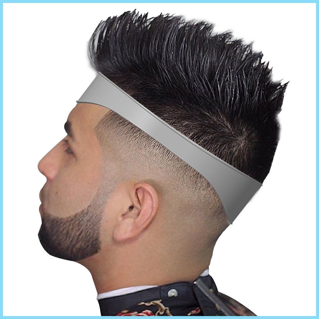 Hair Shaving Stencils Curved Silicone Shave Hairline Curved Self