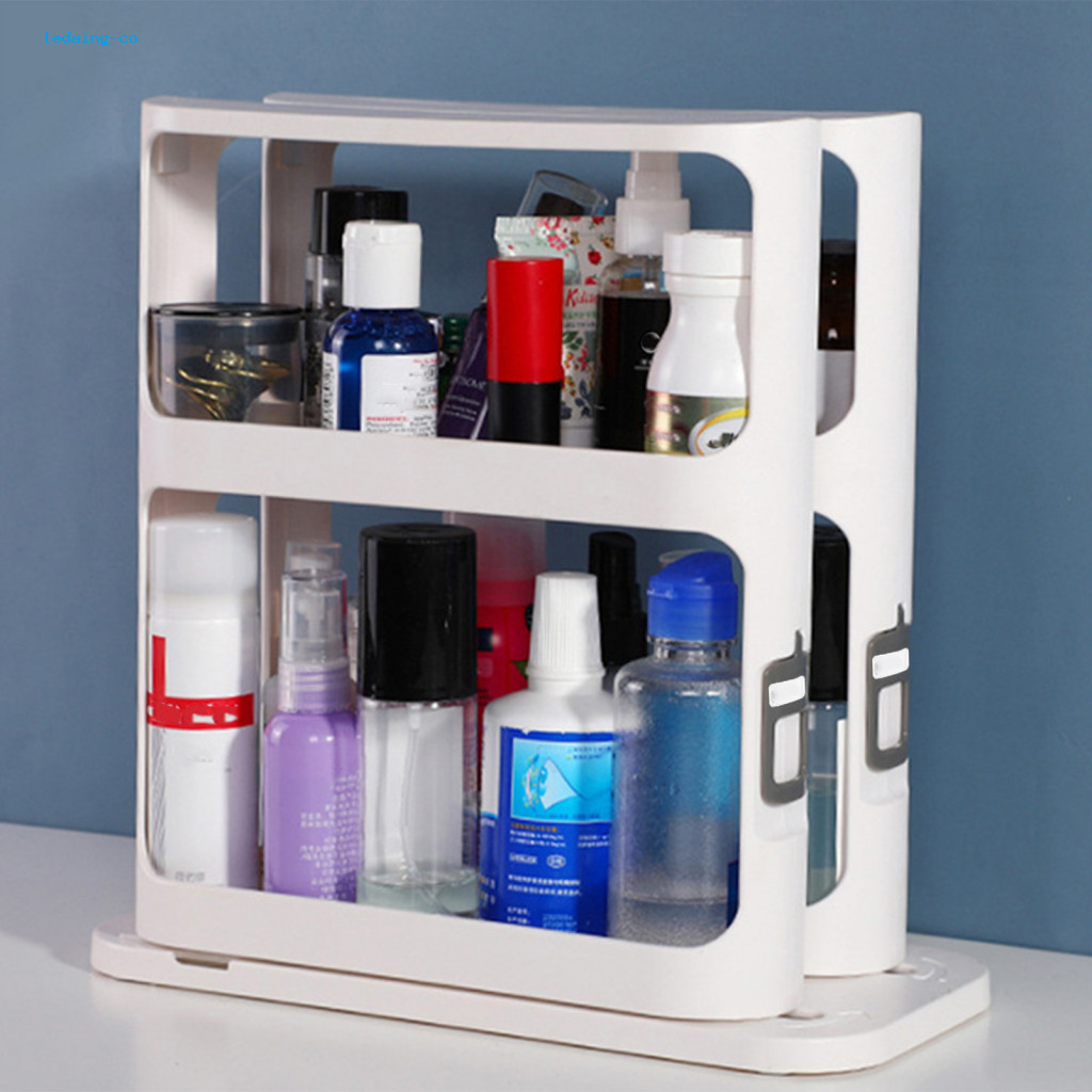 ledaing Easy Access Cupboard Organizer Modular Double layer Shelf Rotating Spice Rack Organizer with Large Capacity for Kitchen Storage Non skid Base Shelves Cabinet Caddy Stand Shopee Singapore