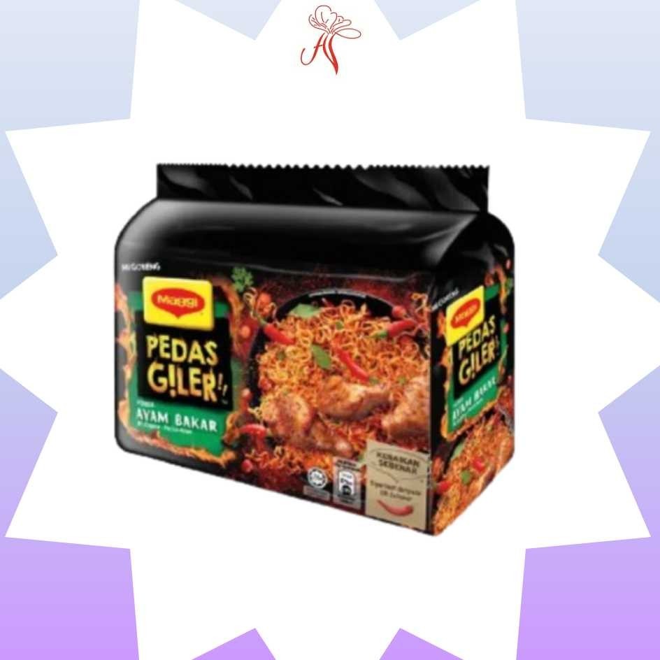 Maggi Pedas Giler Roasted Chicken (5X76g) | Shopee Singapore