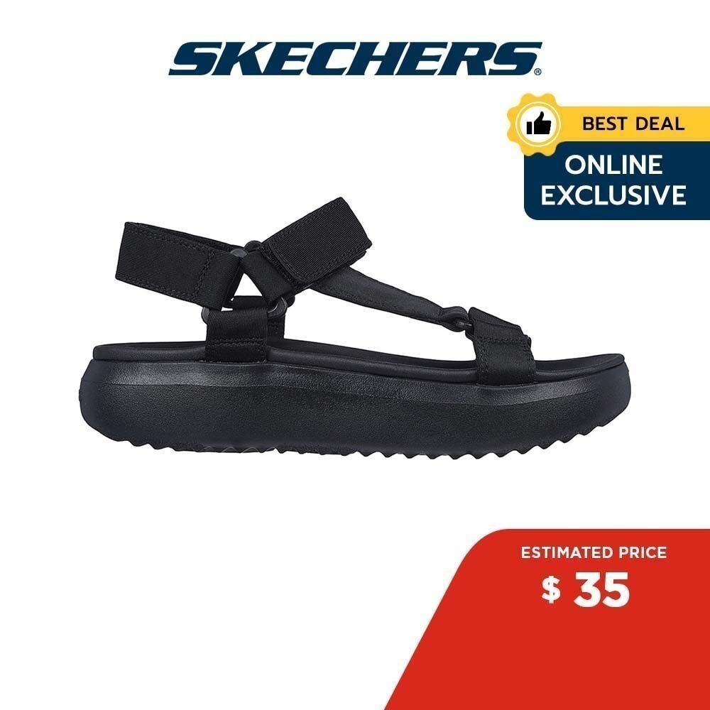 Skechers Online Exclusive Women BOBS Pop Ups 3.0 Sandals 113746 BBK Hanger Optional Machine Washable Plush Foam SK71 Shopee Singapore