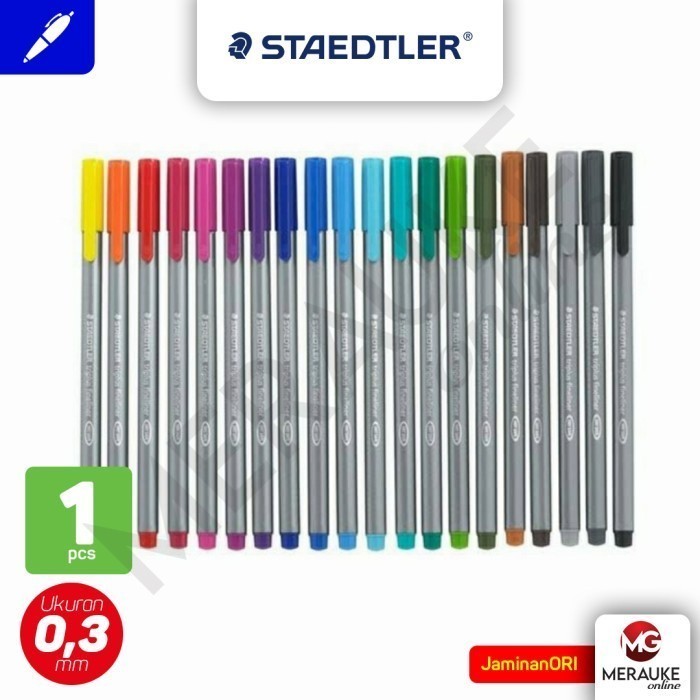 Pochette De 13 Stylos Feutres Steadtler Triplus Fineliner 334 TB13