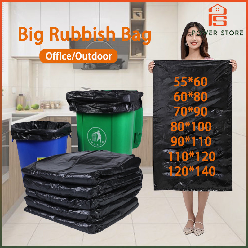 Big Trash Bag Rubbish Bag Garbage Bag Waste Bag Kitchen Bag For Office Outdoor Landed House Shopee Singapore