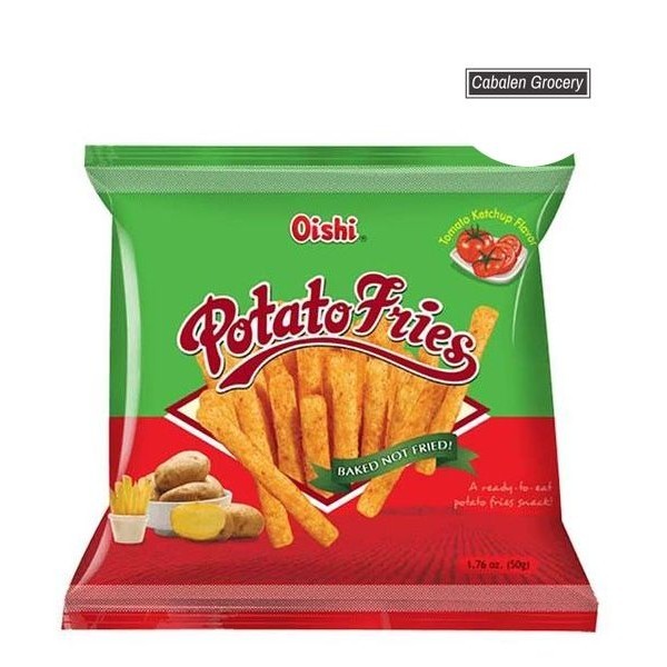 Oishi Potato Fries Tomato Ketchup Flavor 50g Shopee Singapore