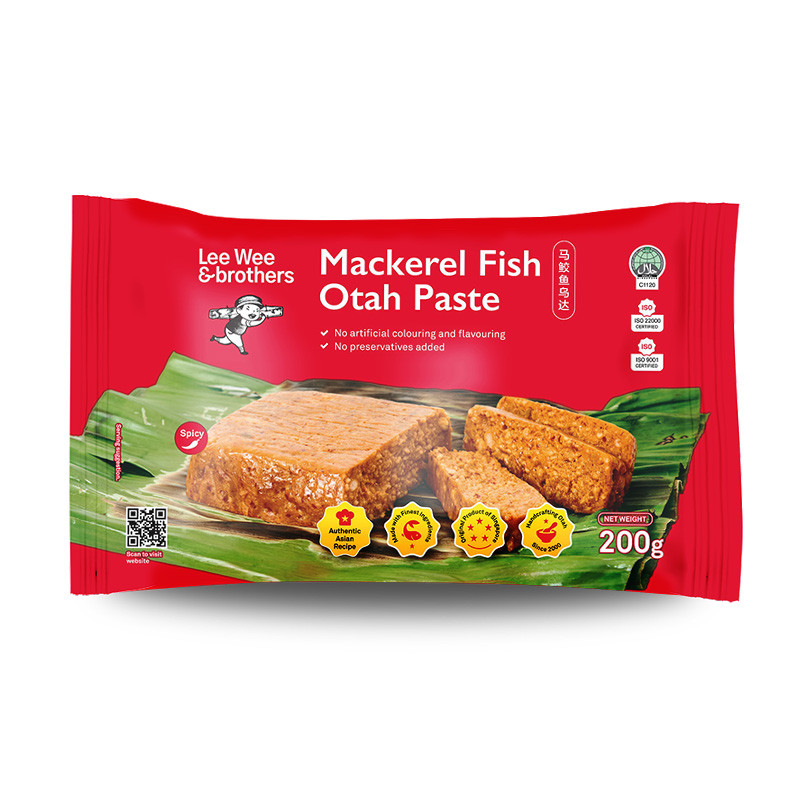 Lee Wee Brothers Mackerel Fish Otah, 200g | Shopee Singapore