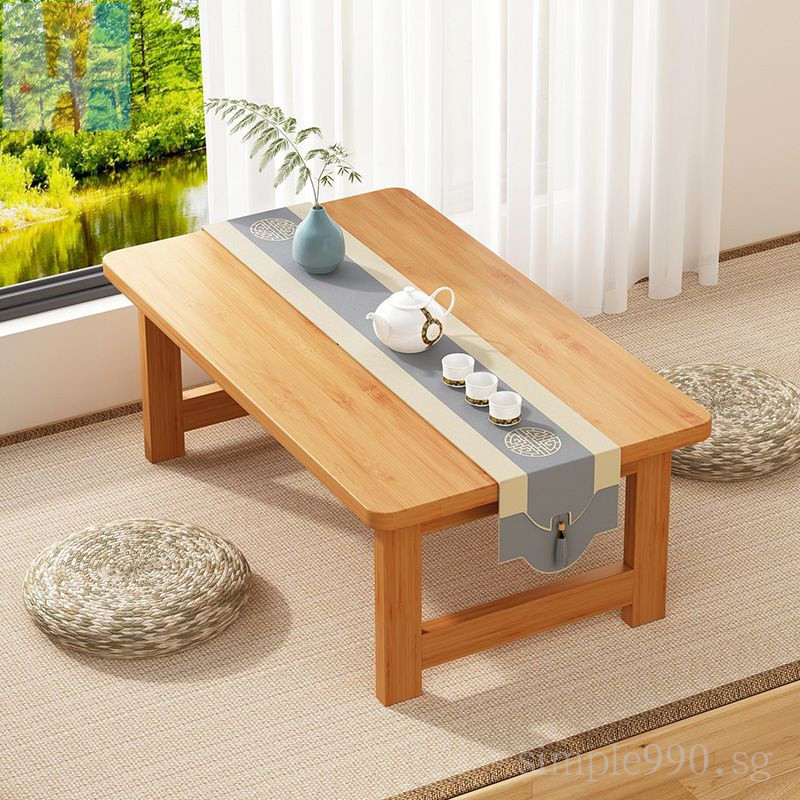 Bay Window Small Table Foldable Kang Table Solid Wood Household Tatami ...