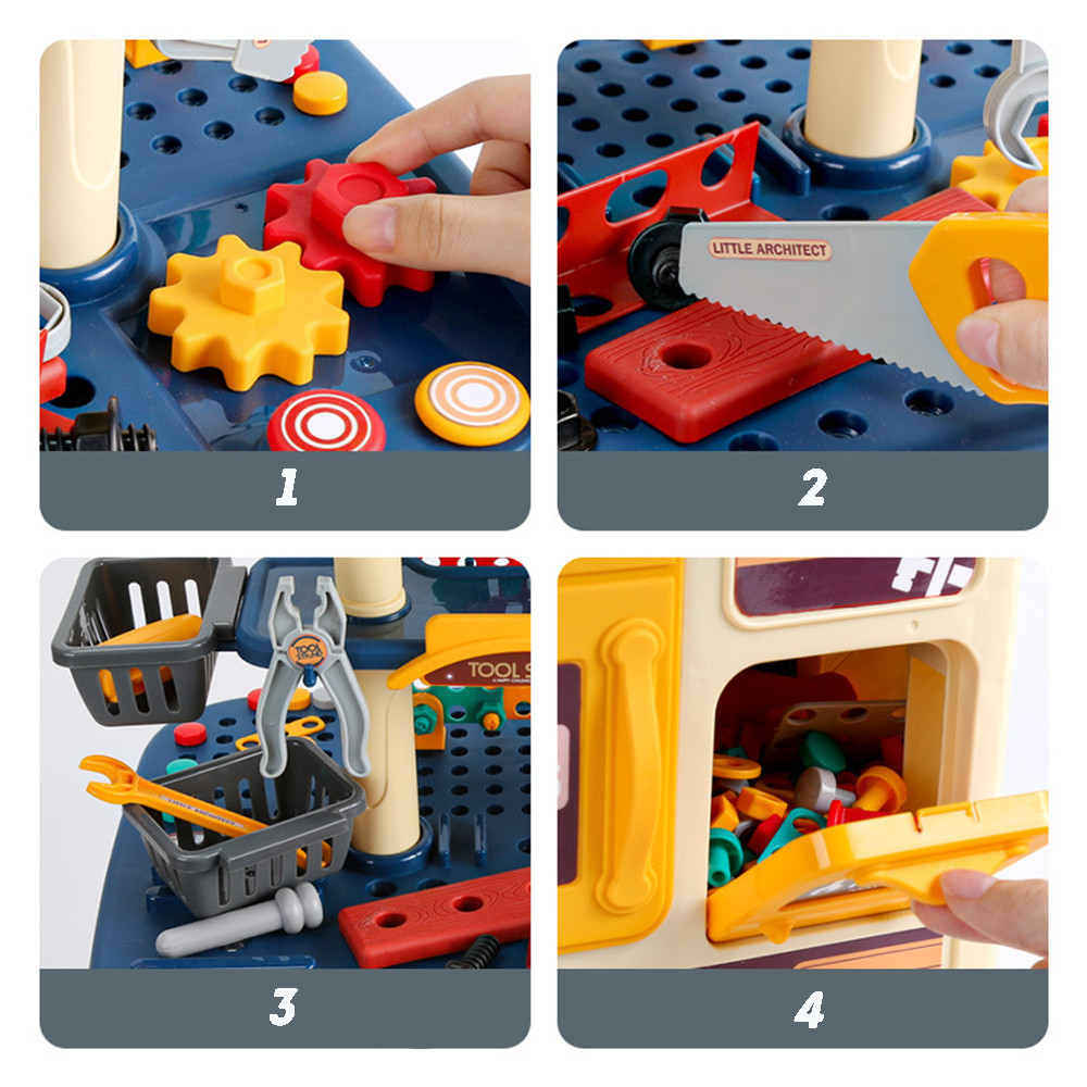 Pretend Play Toys Electric Drill Toys Workbench Toys Tool Box Toy ...