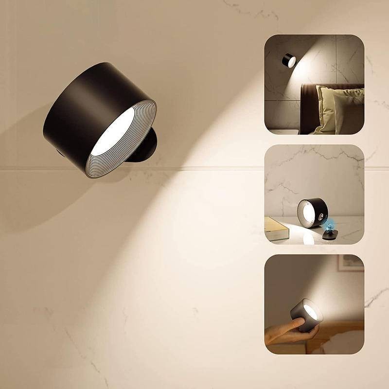 LED Sconces, Wall Mounted Lamps with Rechargeable Battery Operated