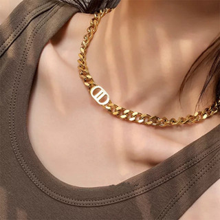 Cuban Titanium Chain Necklace Minimalist Men's Woman's Silver Choker  Thick/thin 