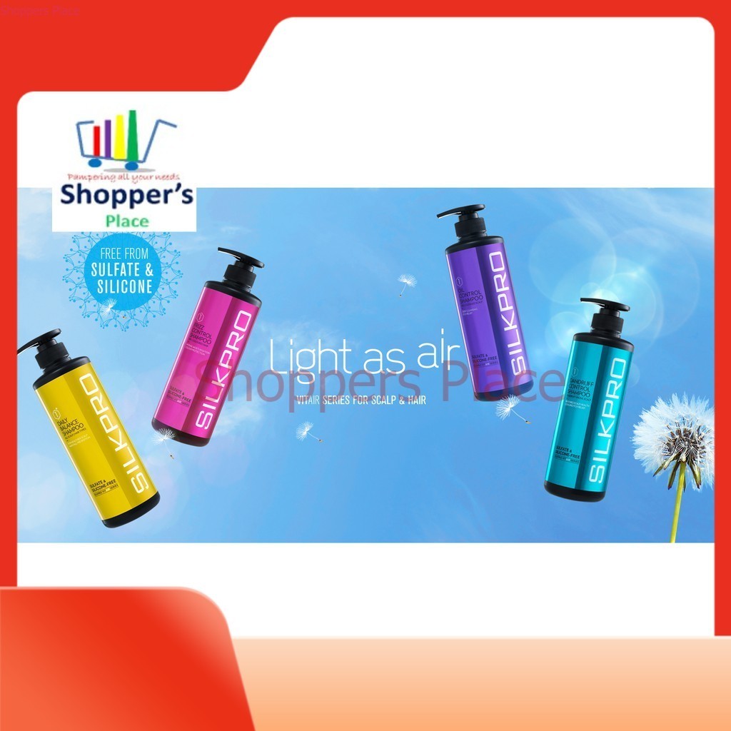 Bundle Deals!!!! Silkpro Vitair Shampoo 650mlDaily Balance/Oil Control