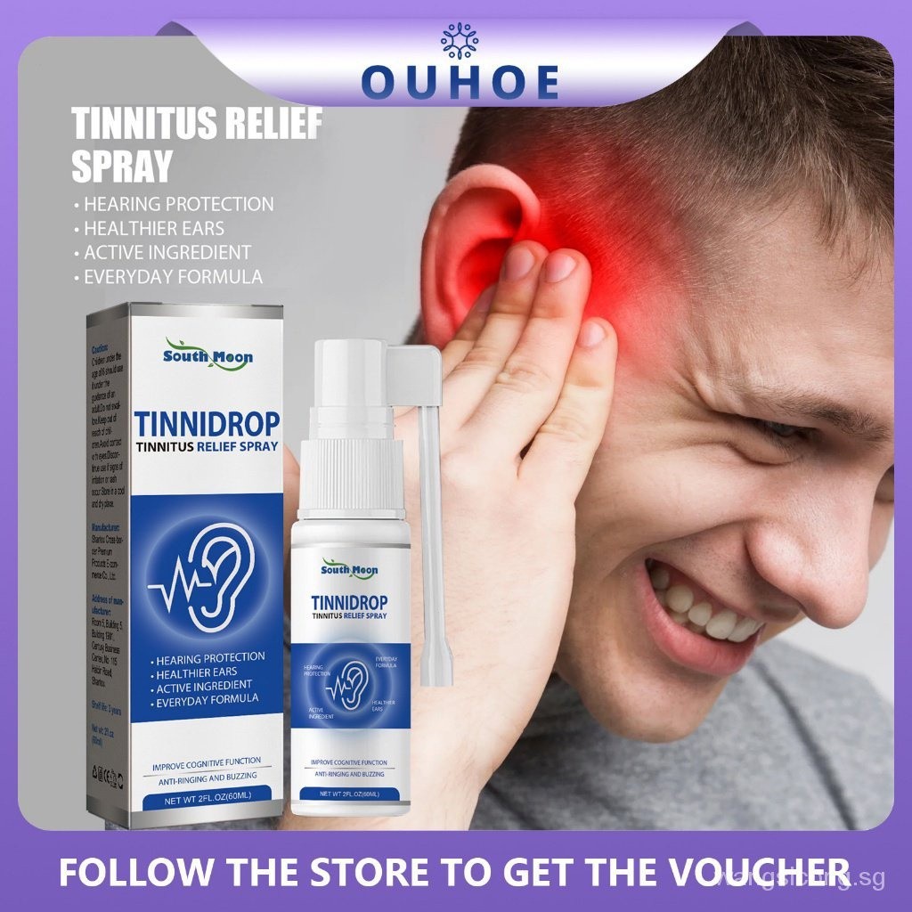 South Moon Tinnidrop Tinnitus Relief Spray Ear Ringing Treatment Spray