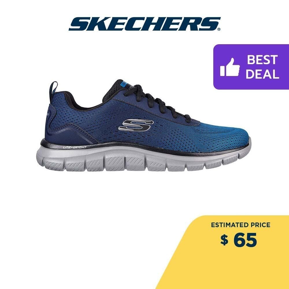 Skechers Men Sport Track Ripkent Shoes - 232399-NVBL Memory Foam ...
