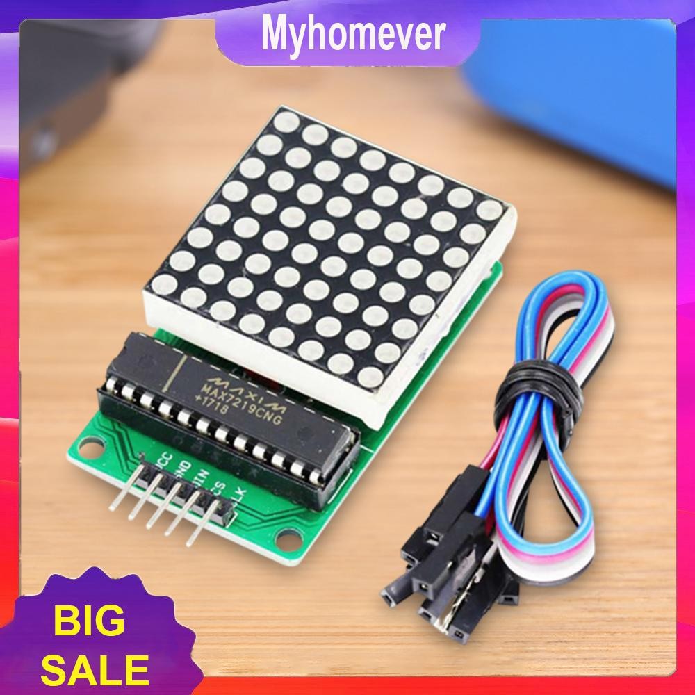 MAX7219 8x8 Dot Matrix Module MCU LED Display Control Module 5V with ...