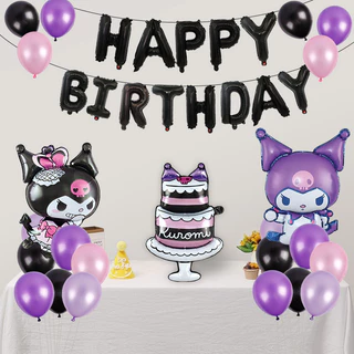 decoration birthday kuromi - Prices and Deals - Apr 2024